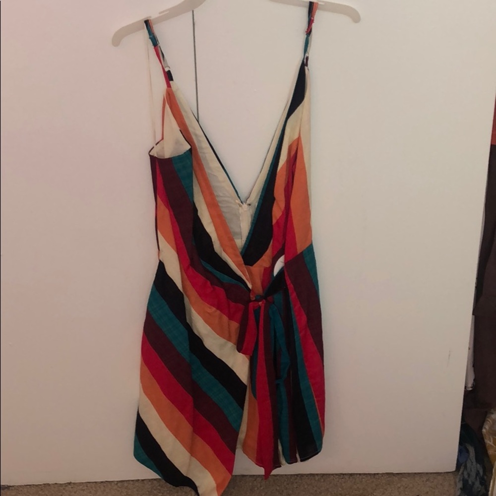 Striped romper